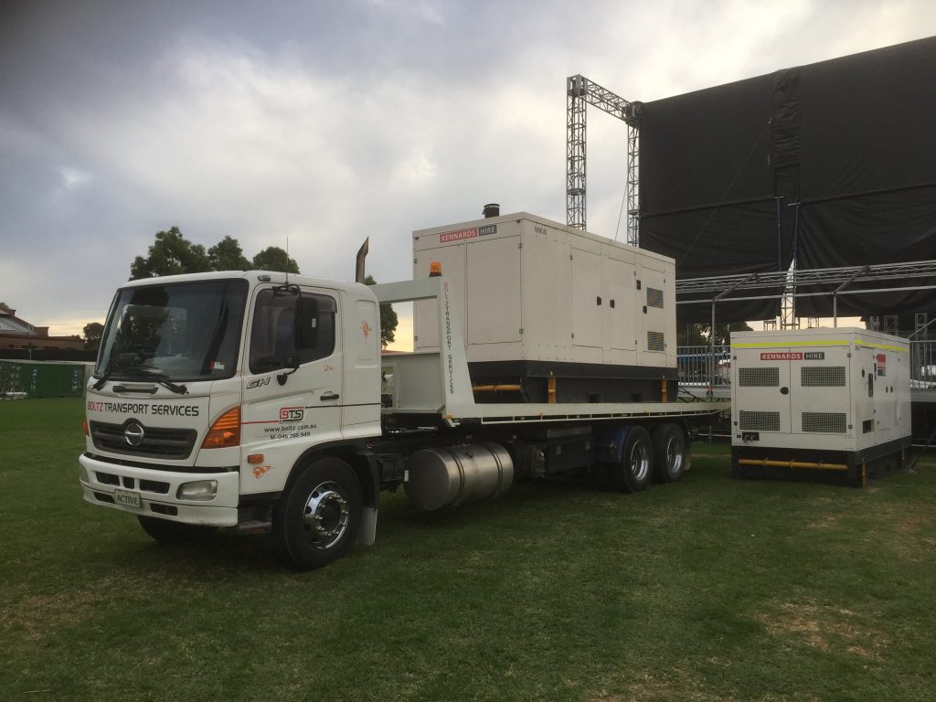 Boltz Electrical Trailer for hire. Transports generators and all electrical equipment that is hired. 