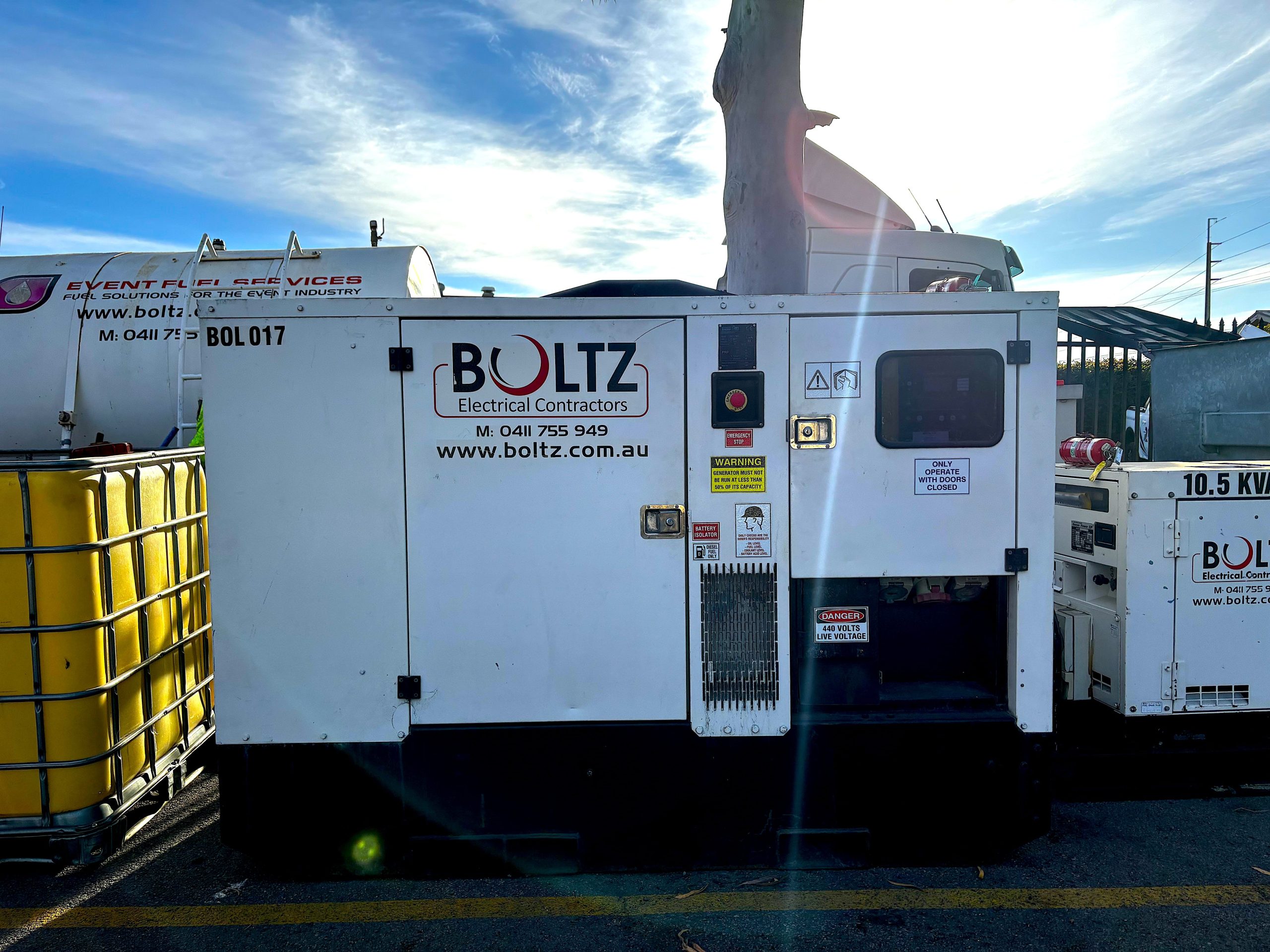 generator hire for you events