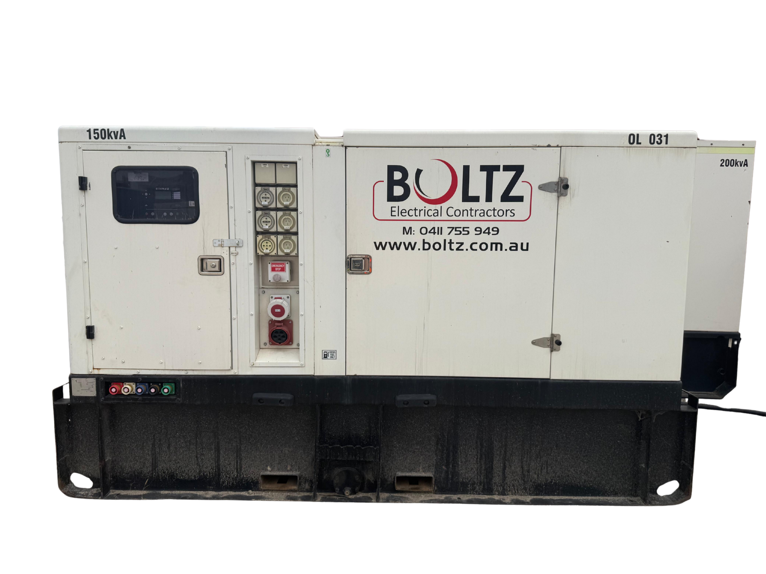 150Kva Generator hire