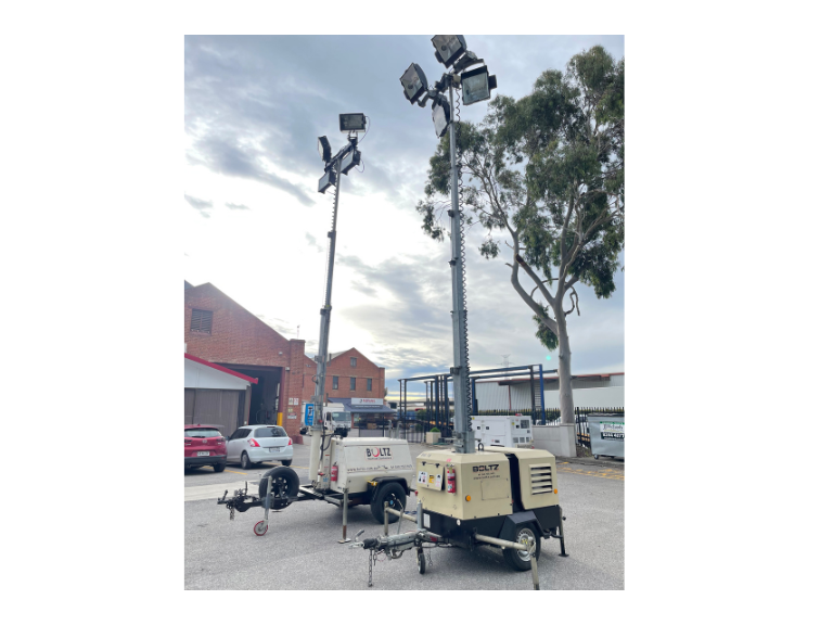 temporary outdoor lighting tower Adelaide