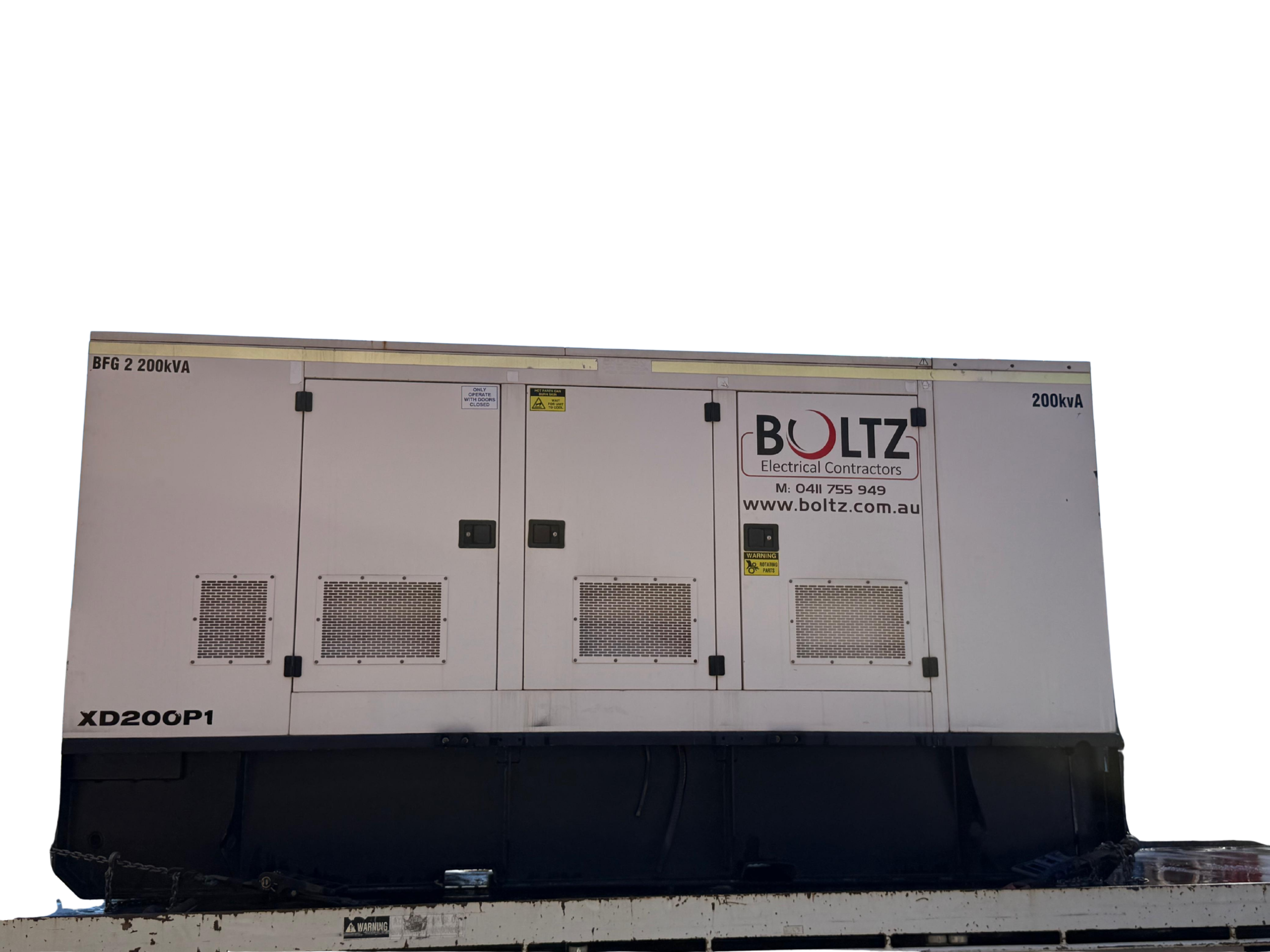 200kva generator hire